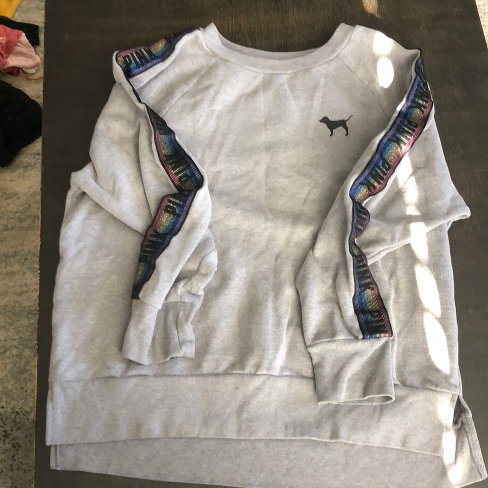 Pink sweat shirt